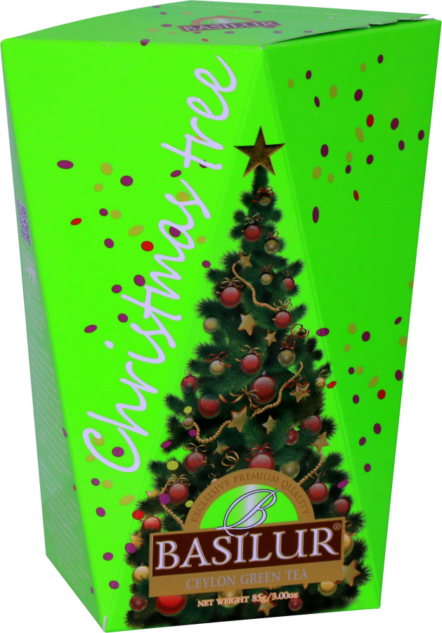 BASILUR Christmas tree zelený čaj