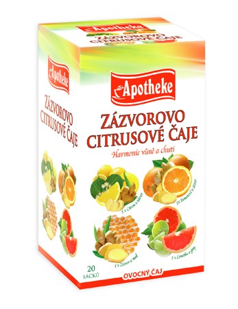 Zázvorovo-citrusové čaje