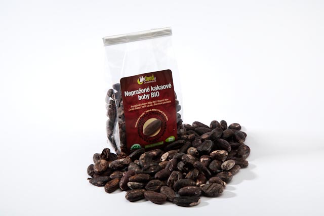 Kakaové boby nepražené BIO z Ugandy