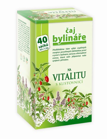 Bylinář Na vitalitu s kustovnicí čaj