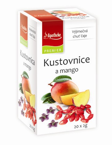 Kustovnice a mango čaj