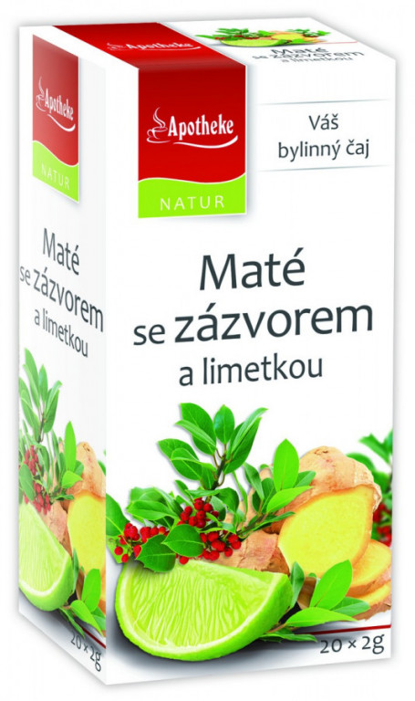 NATUR Maté se Zázvorem a Limetkou