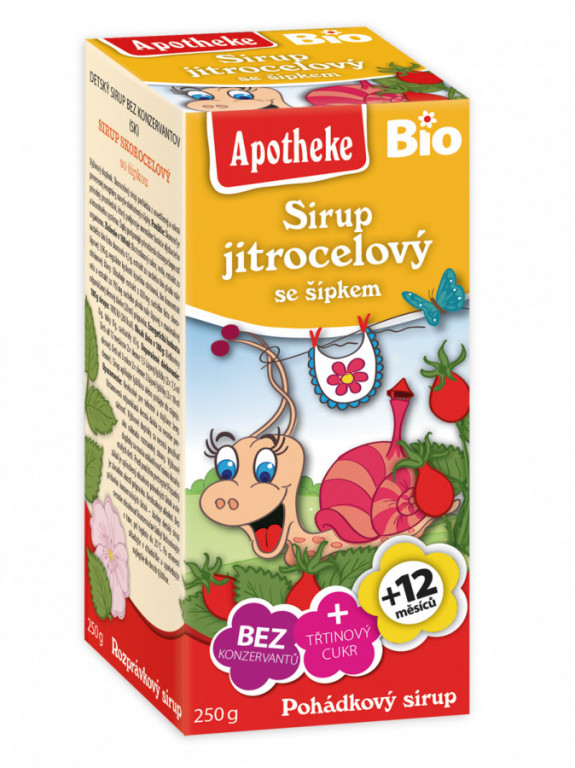 POHÁDKOVÝ SIRUP BIO Jitrocelový se šípkem