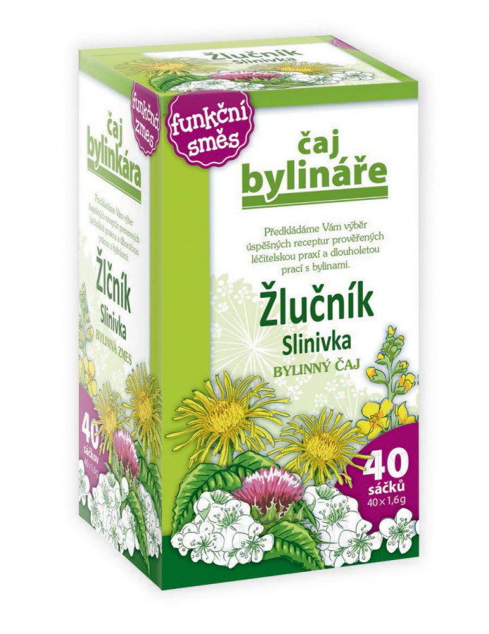 Bylinář Žlučník a slinivka čaj 40x1.6g