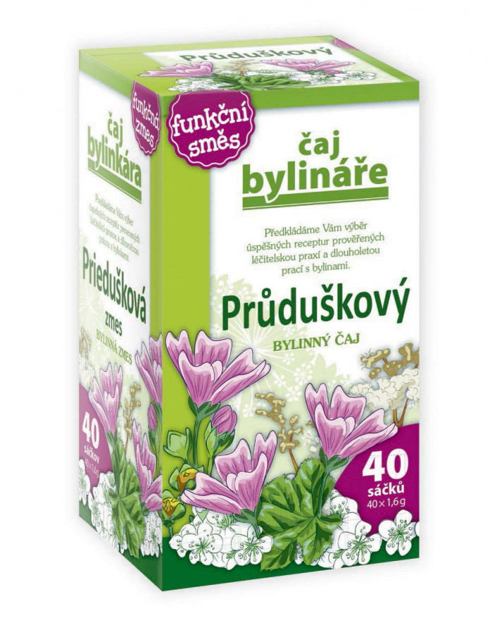 Bylinář Průduškový čaj 40 x 1.5 g