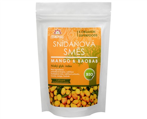 Snídaňová směs Mango-baobab BIO